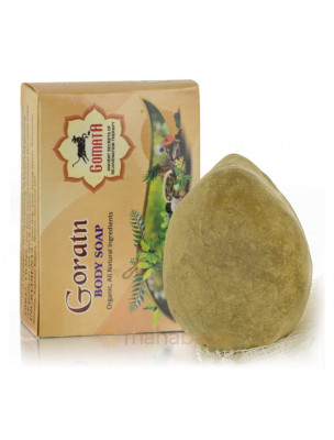 Аюрведическое мыло Горатн, 75 г, производитель Гомата; Goratn body soap, 75 g, Gomata Products